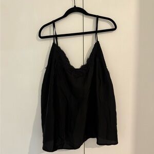 Chic Black Lace Cami Top